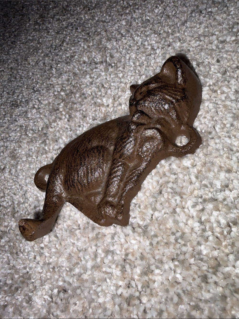 Cast Iron Cat Wall Hook - Picture 4 of 6